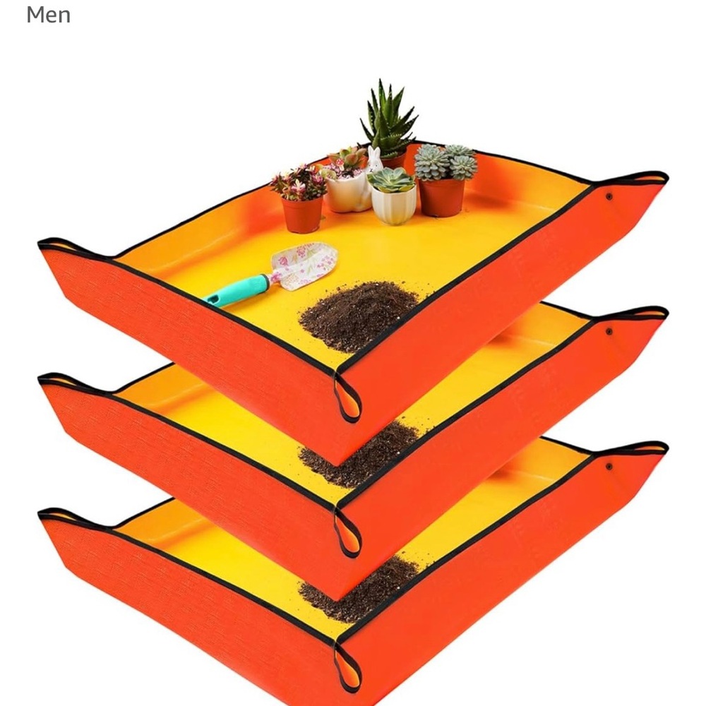 Orange and Yellow Gardening Mat